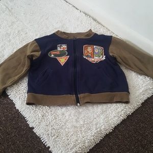 Toy story sweater with front zipper